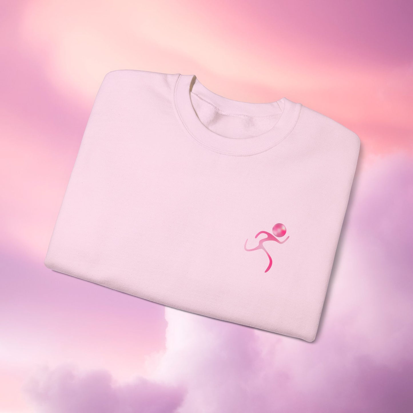 Daydream Pink RunGal Crewneck