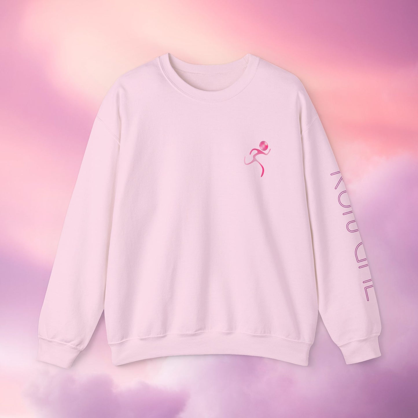 Daydream Pink RunGal Crewneck