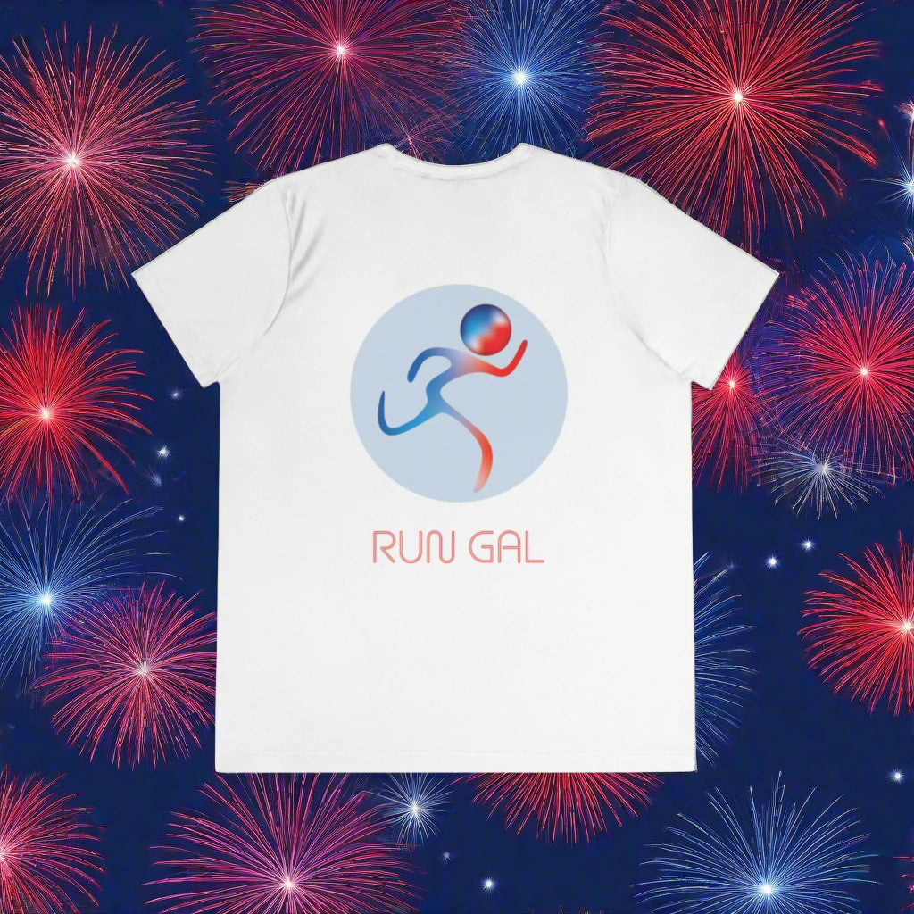 Red White and Blue RunGal Tee