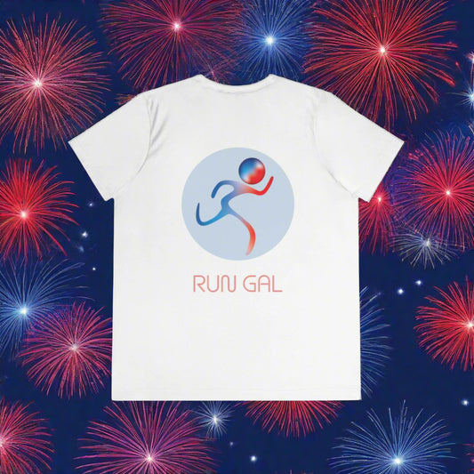 Red White and Blue RunGal Tee