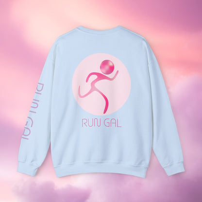 Daydream Pink RunGal Crewneck