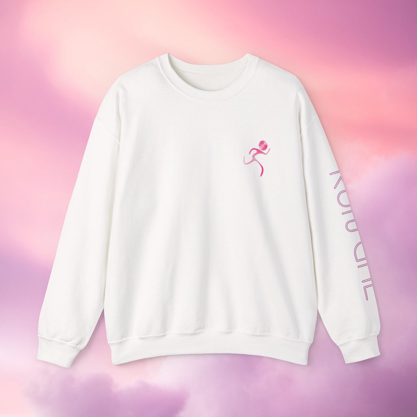 Daydream Pink RunGal Crewneck